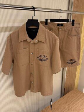 SMALL AMIRI MEN'S NEW CASUAL DENIM SET